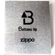 Photo6: Vintage Zippo Bottomz Up Belt Metal Used Finish Japan Limited Oil Lighter (6)