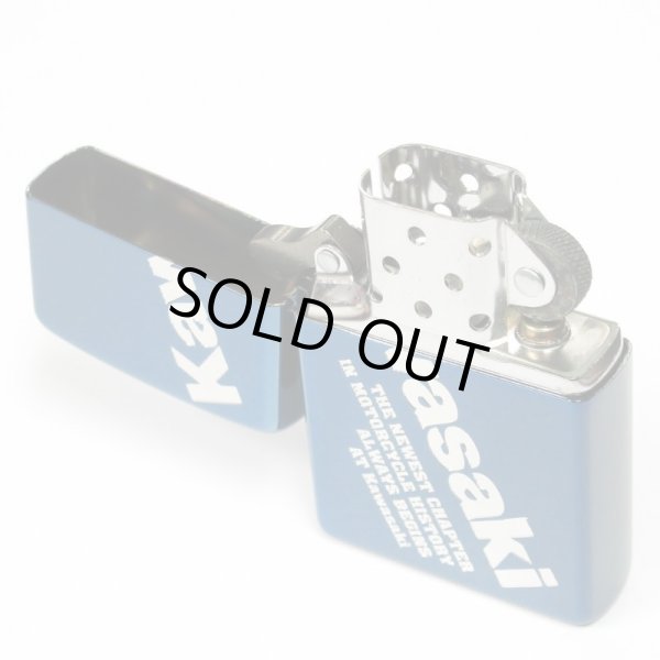 Photo3: Zippo Kawasaki Japanese Motorcycle Ninja Blue Titanium Coating Japan Limited Oil Lighter (3)
