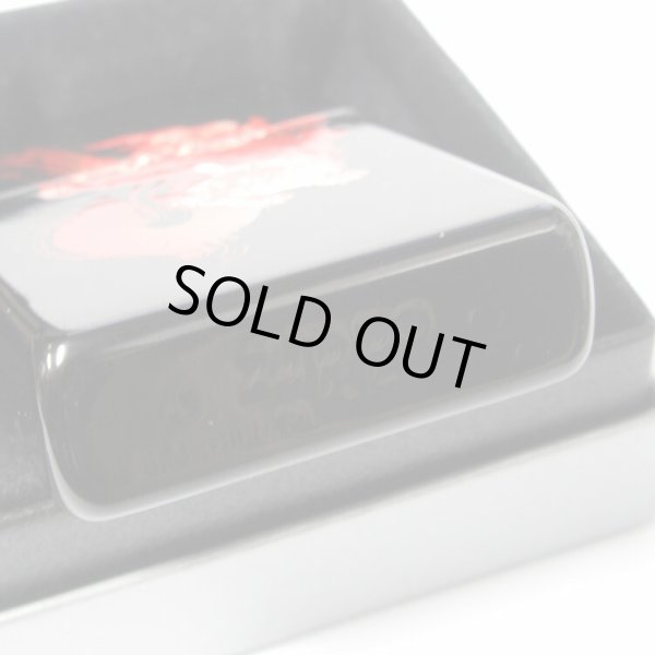 Photo4: Vintage Zippo Chinese Lion Makie Black Japan Limited Oil Lighter (4)