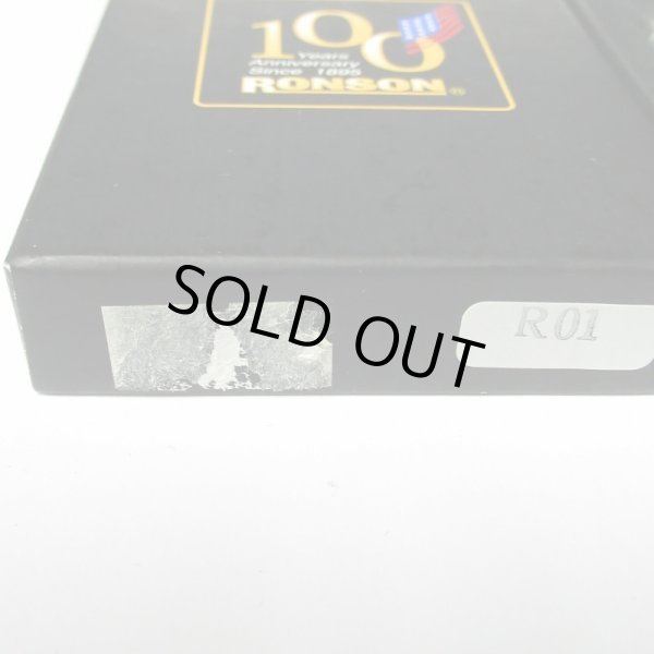 Photo4: Vintage Ronson Standard 100th Anniversary Limited Silver Plating Pin Badge Made in JAPAN (4)