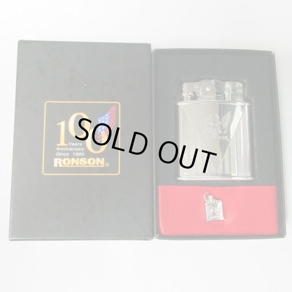 Photo5: Vintage Ronson Standard 100th Anniversary Limited Silver Plating Pin Badge Made in JAPAN (5)