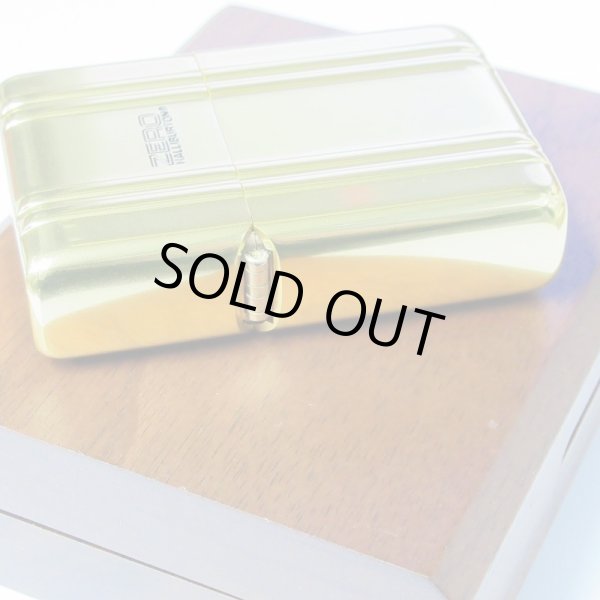 Photo6: Vintage Zippo ZERO HALLIBURTON PG Aluminum Jacket Gold Tank Japan 1000 Limited Oil Lighter (6)