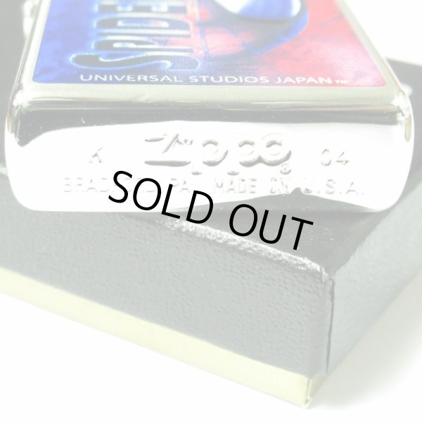 Photo5: Vintage Zippo Spiderman Universal Studio Japan Limited USJ Marvel Comic Oil Lighter (5)
