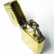 Photo4: Vintage Zippo ZERO HALLIBURTON PG Aluminum Jacket Gold Tank Japan 1000 Limited Oil Lighter (4)