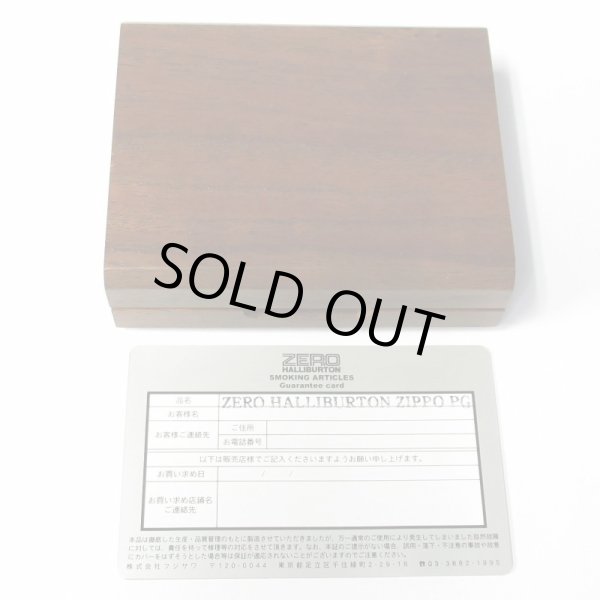 Photo10: Vintage Zippo ZERO HALLIBURTON PG Aluminum Jacket Gold Tank Japan 1000 Limited Oil Lighter (10)