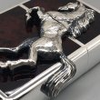 Photo4: Zippo Winning Whinny Horse Metal Deep Red Silver Plating Japan Limited Oil Lighter (4)
