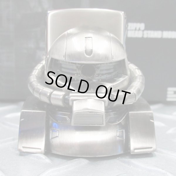 Photo7: Vintage Zippo MS-06 Zaku2 Mono-Eye Head Stand Model Mobile Suit Gundam Japan Limited Oil Lighter (7)