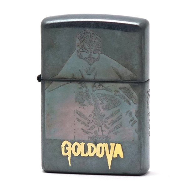 Photo1: Zippo Yasushi Nirasawa GOLDOVA Barrel Finish Both Sides Etching Japan Limited Oil Lighter (1)