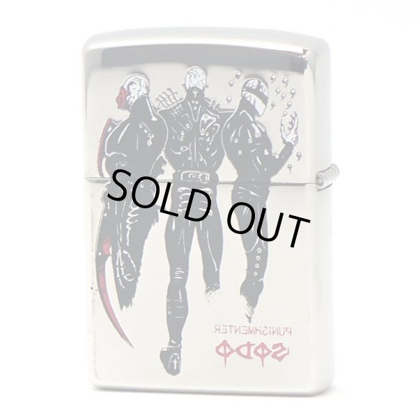 Photo2: Zippo Yasushi Nirasawa PUNISHMENTER SODO Platinum Mirror Plating Japan Limited Oil Lighter (2)