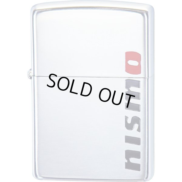 Photo1: Zippo NISSAN NISMO Logo New Version Etching Silver Plating Red Japan Limited Oil Lighter (1)