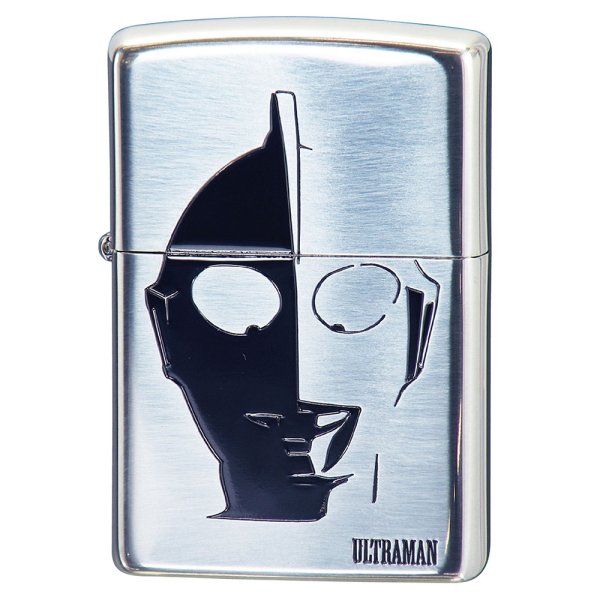 Photo1: Zippo ULTRAMAN Both Sides Etching Silver Plating Japan Limited Oil Lighter (1)