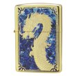 Photo1: Zippo Rampage Dragon Gold Plating Blue Both Sides Etching Japan 88 Limited Oil Lighter (1)