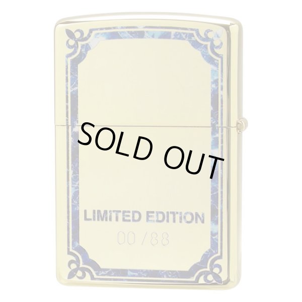 Photo2: Zippo Rampage Dragon Gold Plating Blue Both Sides Etching Japan 88 Limited Oil Lighter (2)