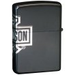 Photo4: Zippo Harley Davidson Japan Limited Bar Shield 3-sides Etching Matte Black Silver Plating HDP-29 Oil Lighter (4)