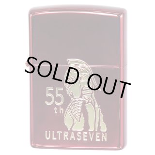 Zippo ULTRASEVEN 55 Anniversary Both Sides Etching Ion Red Zippo ULTRASEVEN 55 Anniversary Both Sides Etching Ion Red