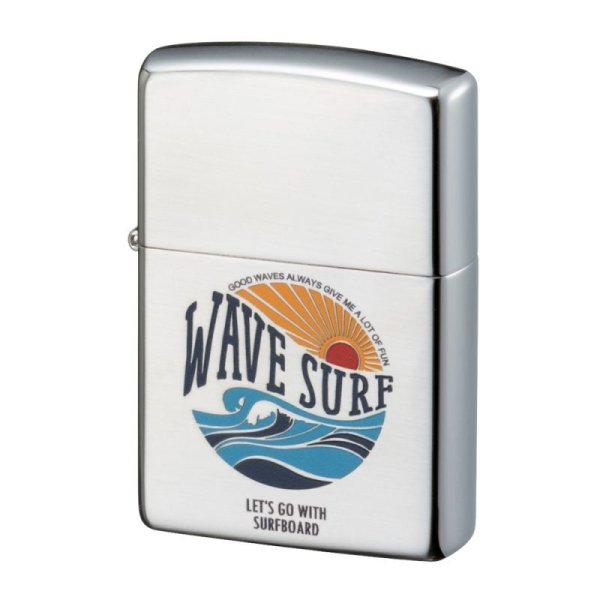 Photo1: Zippo Sunrise Wave Surf Satena Etching Japan Limited Oil Lighter (1)