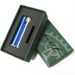 Photo5: Douglass Field-L Classic Design Cigarette Oil Lighter Aluminum Blue Made in Japan (5)