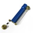 Photo2: Douglass Field-L Classic Design Cigarette Oil Lighter Aluminum Blue Made in Japan (2)