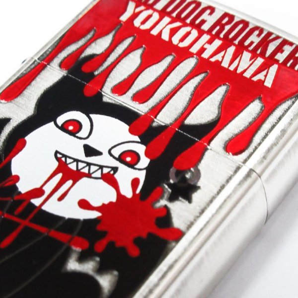 Photo4: Zippo Bloody Vampire-R MAD DOG ROCKERS Oxidized Silver Plating Etching Japan Limited Oil Lighter (4)