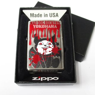 Zippo Big Skull Face Full Metal Jacket Black Nickel Barrel
