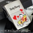 Photo3: Zippo Betty Boop Santa Ver. X'mas Christmas Chrome Satena Plating Japan Limited Oil Lighter (3)