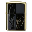 Photo1: Zippo Lupin the Third Gold Plating Both Sides Etching Japan Limited Oil Lighter (1)