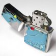 Photo4: Vintage Zippo Tetsujin 28 Blue Titanium Plating Trick Face Metal Mitsuteru Yokoyama Japan Limited Oil Lighter (4)