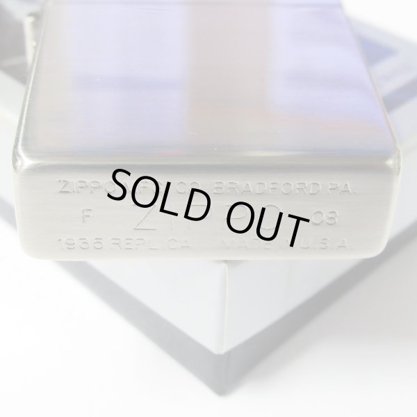 Photo4: Zippo 1935 Replica Antique Oxidized Diamond Silver Japan Limited Oil Lighter (4)