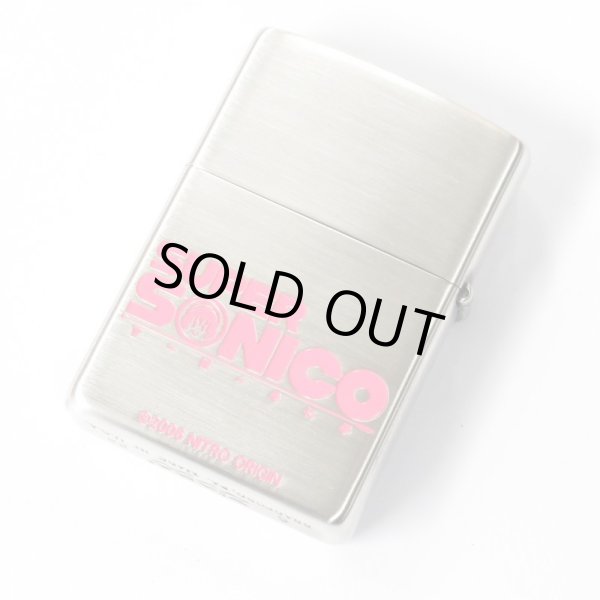 Photo2: Zippo Super Sonico Both Sides Etching Oxidized Silver plating Japan Limited Oil Lighter (2)