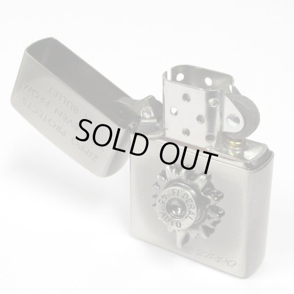 Photo4: Vintage Zippo 3D Bullet Metal Oxidized Nickel Plating Japan Limited Oil Lighter (4)