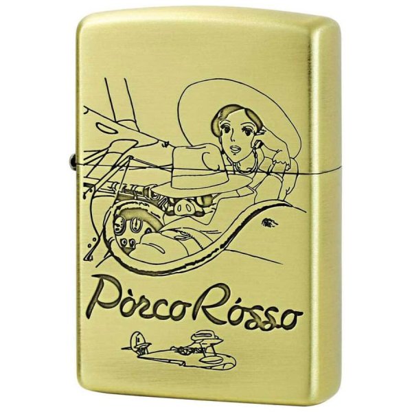 Photo1: Zippo Porco Rosso Madam Gina Studio Ghibli Hayao Miyazaki Oil Lighter Japan Limited NZ-41 (1)