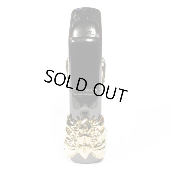 Photo5: Zippo Dragon Claw 4-sides Metal Black Nickel Gold Plating Etching Japan Limited Oil Lighter (5)