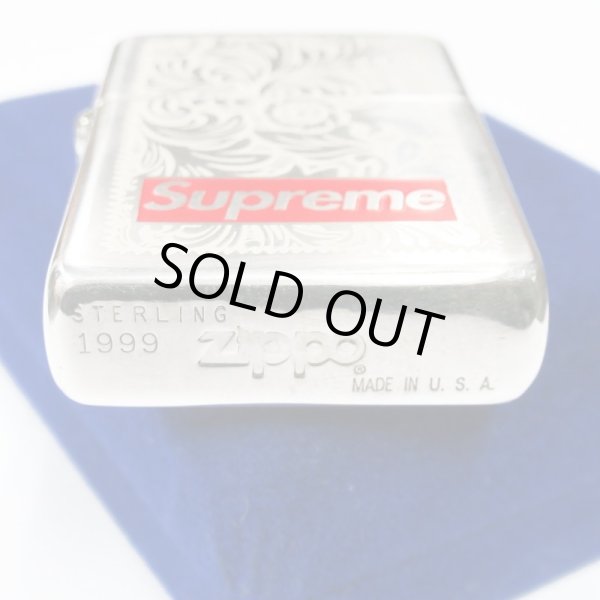 Photo6: Used Sterling Silver Supreme Vintage Zippo 1999 Japan Limited Oil Lighter (6)
