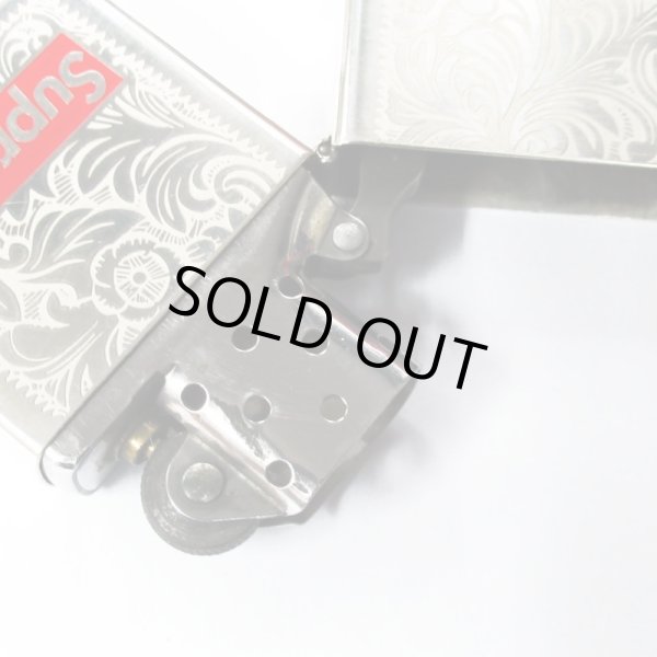Photo7: Used Sterling Silver Supreme Vintage Zippo 1999 Japan Limited Oil Lighter (7)