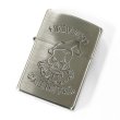 Photo1: Zippo Joker Skull Devil Pierrot Etching Oxidized Silver Plating Japan Limited Oil Lighter (1)