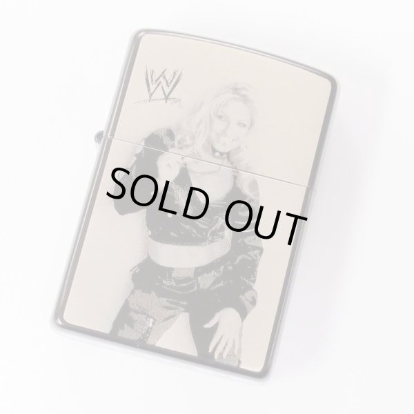 Photo1: WWE Superstars Original Zippo Trish Stratus Diva Matte Black Japan Limited Oil Lighter (1)