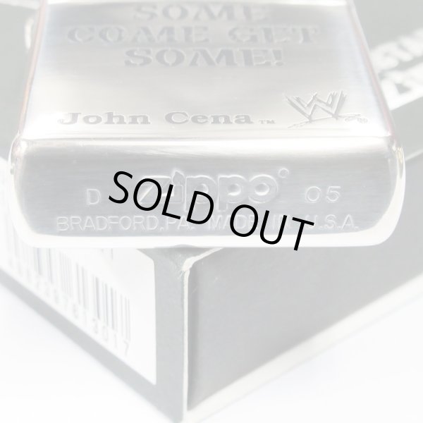 Photo5: WWE Superstars Original Zippo John Cena Etching Japan Limited Oil Lighter (5)