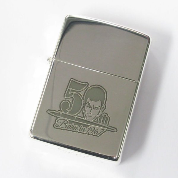 Photo1: Zippo Lupin the Third 50th Anniversary Memory Limited Silver Plating Japan Limited Anime Oil Lighter (1)