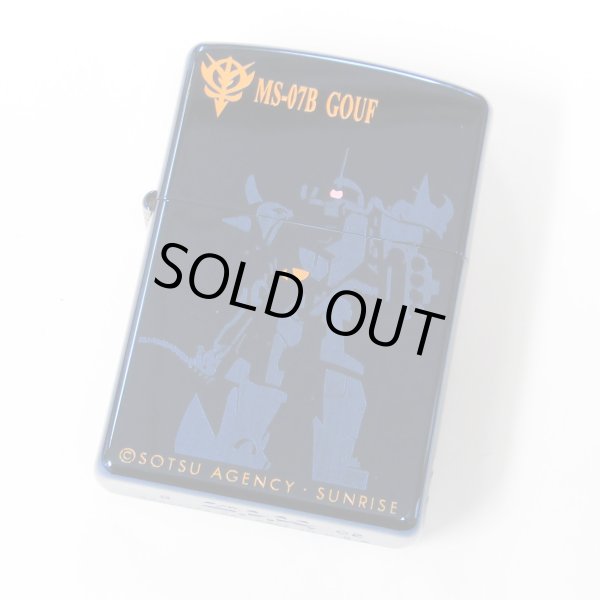 Photo2: Vintage Zippo Mobile Suit Gundam MS-07B Gouf Blue Japan Limited Anime Oil Lighter (2)