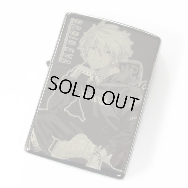 Photo1: Zippo Evangelion RADIO EVA 10th Anniversary 2nd Kaworu Laser Engraving Black Titanium Japan Limited Oil Lighter (1)