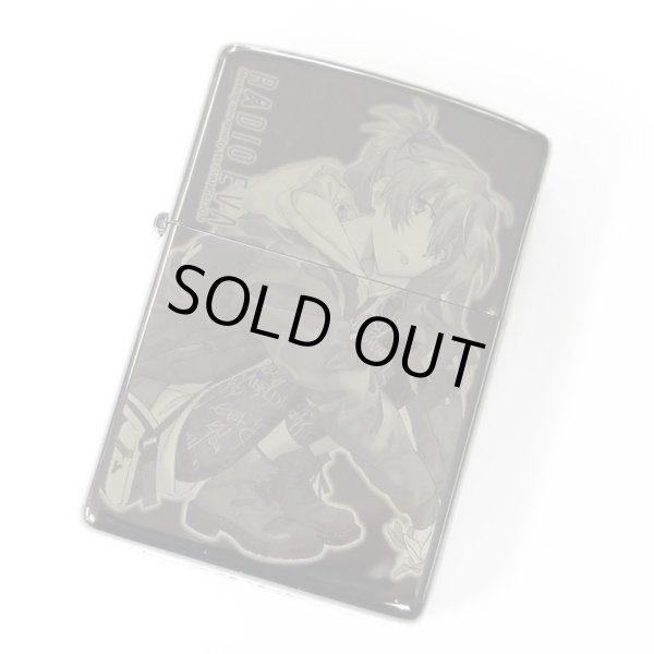 Photo1: Zippo Evangelion RADIO EVA 10th Anniversary 2nd Asuka Laser Engraving Black Titanium Japan Limited Oil Lighter (1)
