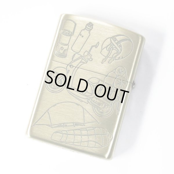 Photo2: Zippo Laid-Back Camp Yurucamp Rin Shima Japanese Anime Both Sides Etching Brass Japan Limited Oil Lighter (2)