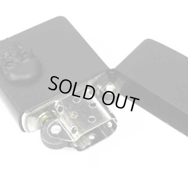 Photo3: Zippo Gothic Skull Metal Matte Black Plating Japan Limited Oil Lighter (3)