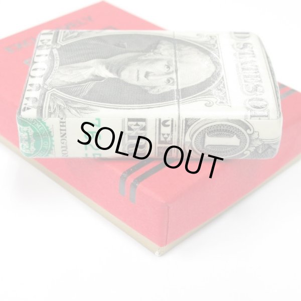 Photo3: Vintage Zippo One Dollar Coating Genuine Bill Roll Japan Limited Oil Lighter (3)