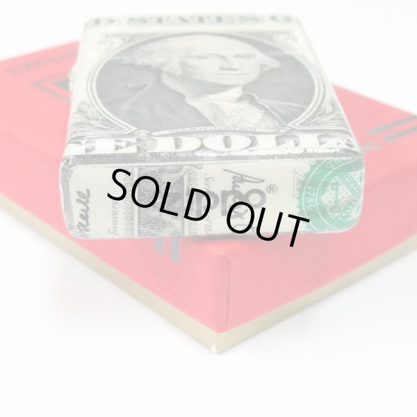Photo6: Vintage Zippo One Dollar Coating Genuine Bill Roll Japan Limited Oil Lighter (6)