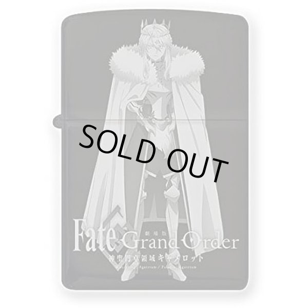 Photo1: Zippo Fate/Grand Order THE MOVIE Divine Realm of the Round Table Camelot Laser Engraving Black Nickel Japan Limited Oil Lighter (1)