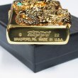 Photo4: Zippo Rampage Gold Dragon 2-sides Metal Turquoise Japan 100 Limited Oil Lighter (4)