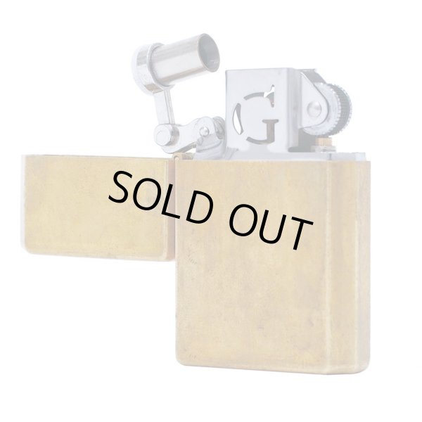 Photo2: Gear Top Stylish Oil Lighter Made in JAPAN Oxidized Antique Wild Brass (2)