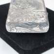 Photo4: Sterling Silver Zippo Armor Case 5-sides Hand Carved Arabesque SILVER KING USV4 Oil Lighter (4)