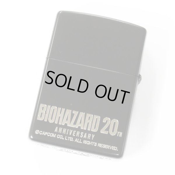 Photo2: Zippo BIOHAZARD Umbrella Metal 20th Anniversary Matte Black Etching Japan Limited Oil Lighter (2)